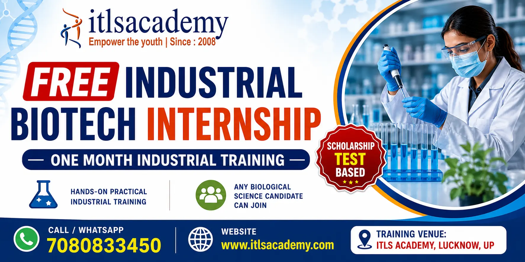Free Industrial Biotech Internship